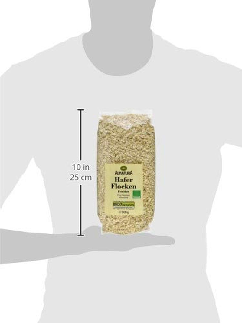 Ekologiczne płatki owsiane drobne płatki 500g (1 opakowanie)