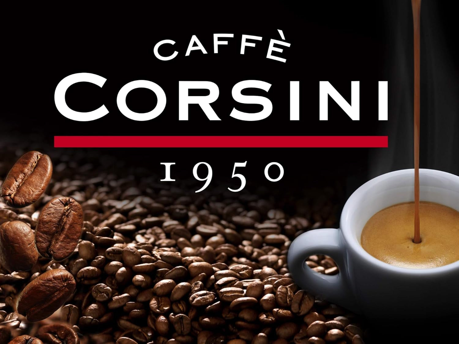 Caffè Corsini - Classico Italiano, Miscela Di Caffè In Nespresso Kompatybilne kapsułki, Gusto Forte E Deciso - Confezione Da 100 kapsułek