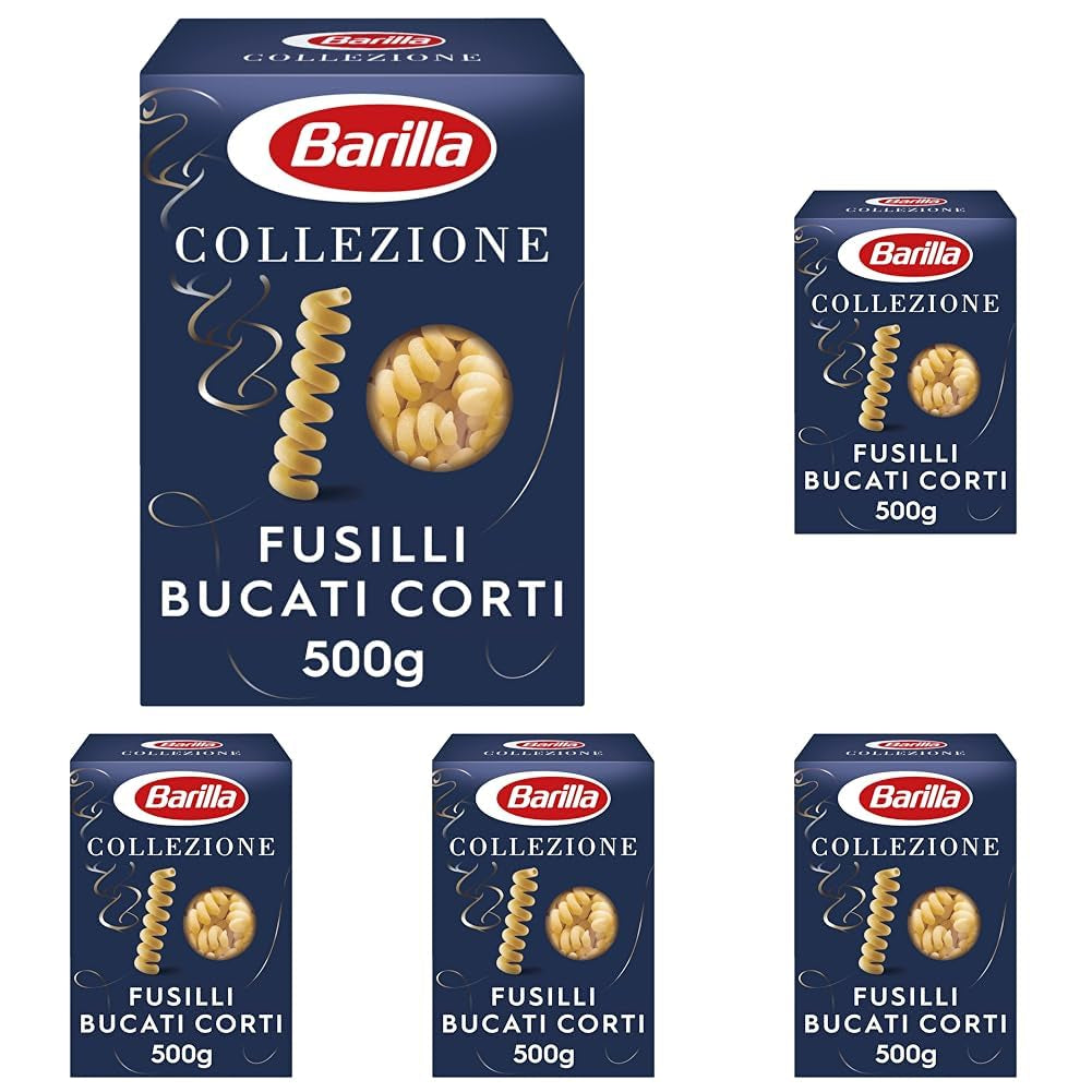Makaron Barilla Collezione Fusilli Krótkie kawałki, (1 x 500 g)