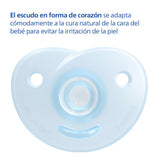 Philips AVENT Soothie - smoczek bez BPA dla dzieci w wieku 0-6 miesięcy, niebieski/jasnoniebieski (model SCF099/21)