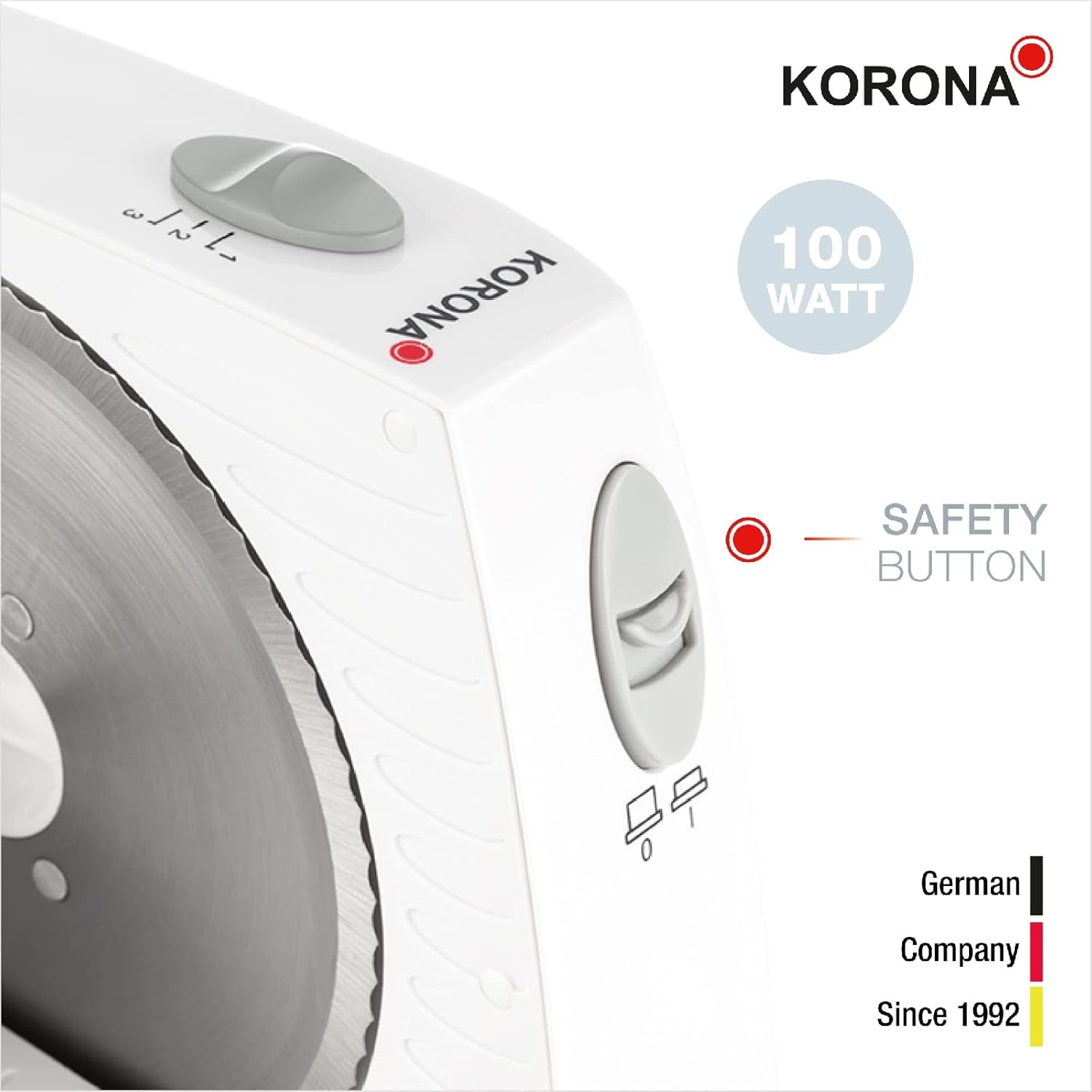 Korona 25500 Krajalnica wielofunkcyjna, regulowana szerokość cięcia, ostrze ze stali nierdzewnej Tarki i krajalnice Naty Shop