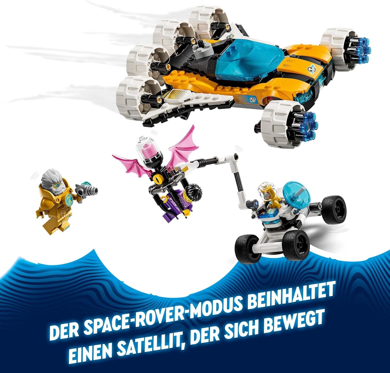 LEGO Dreamzzz Zestaw 2 w 1 Kosmiczny samochód lub prom kosmiczny pana Oza zawiera minifigurki pana Oza, Alberta i Jaydena oraz kosmiczny prezent dla dzieci w wieku powyżej 8 lat 71475 Zestawy do budowania Besuche den LEGO-Store
