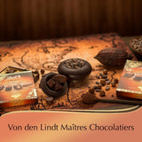 Czekolada Lindta | Creole Praline Box | 100g | 9 pralin w 4 pysznych asortymentach, wykonanych w 100% z delikatnego kakao, bez alkoholu | Chocolate gift set