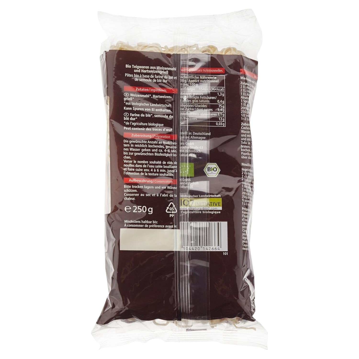 Ekologiczny makaron Mie, 250g