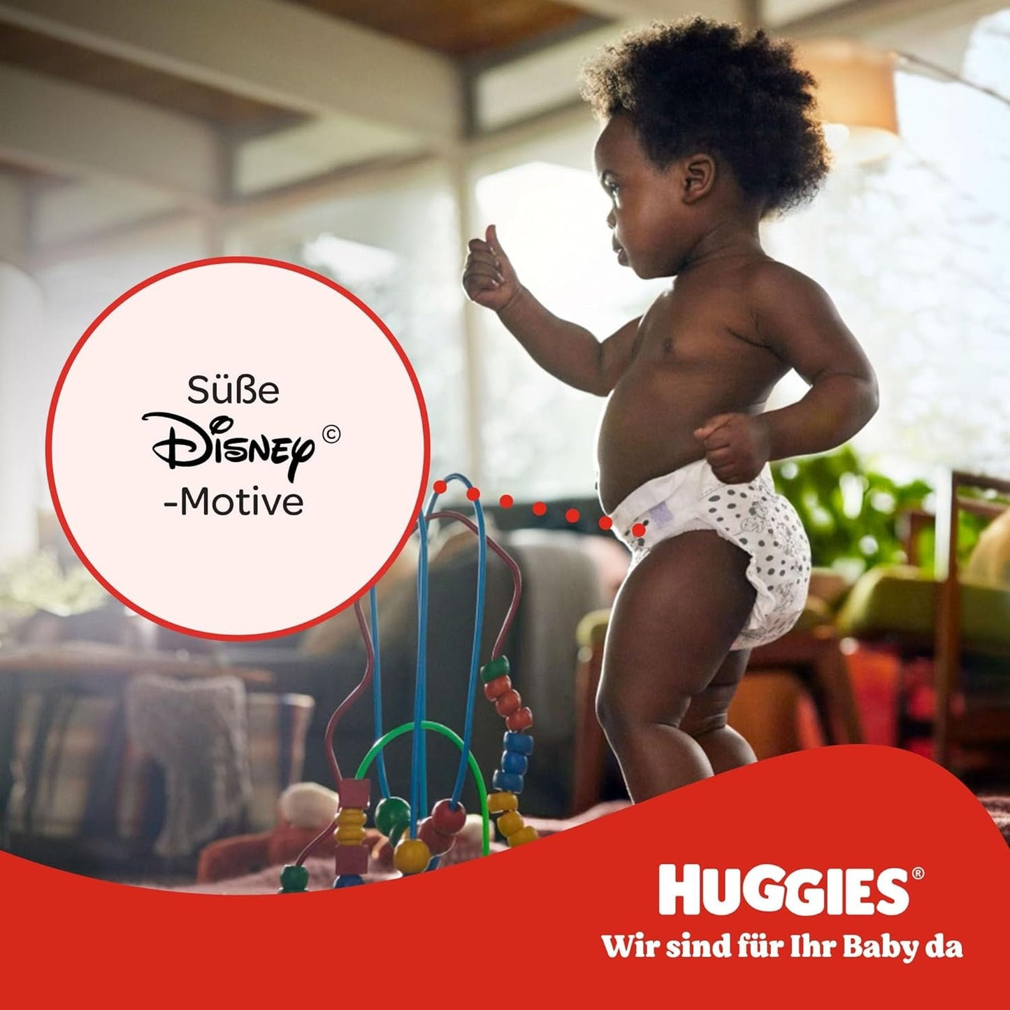 Spodnie Huggies Little Movers Disney, rozmiar 6, liczba 96 (2 x 48), pudełko miesięczne