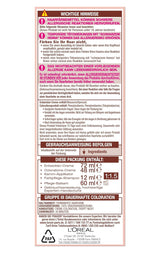 L'Oréal Paris Trwała farba do włosów dla każdego odcienia skóry, koloryzująca bez amoniaku, uniwersalne odcienie nude z pełnym pokryciem siwych włosów, Excellence Creme, nr. 5U Jasny Kasztan (brązowy), 1 szt. Farba do włosów Naty Shop