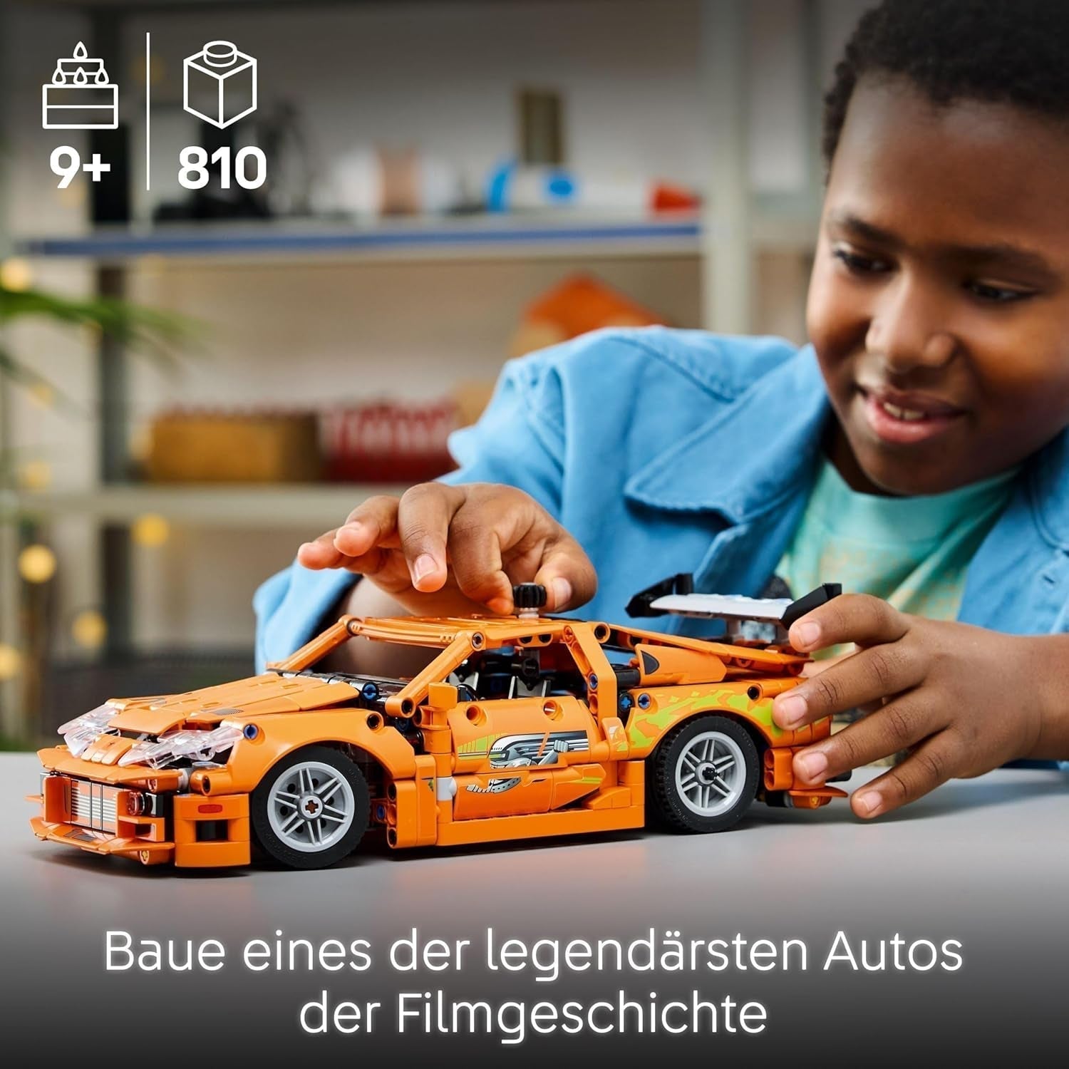 LEGO Technic Szybka i wściekła Toyota Supra MK4 - Autko - Z 6-cylindrowym silnikiem i otwieranymi drzwiami - Zestaw modeli dla chłopców i dziewcząt powyżej 9 lat - Pomysł na prezent urodzinowy 42204 Zestawy do budowania Beuche den LEGO-Store