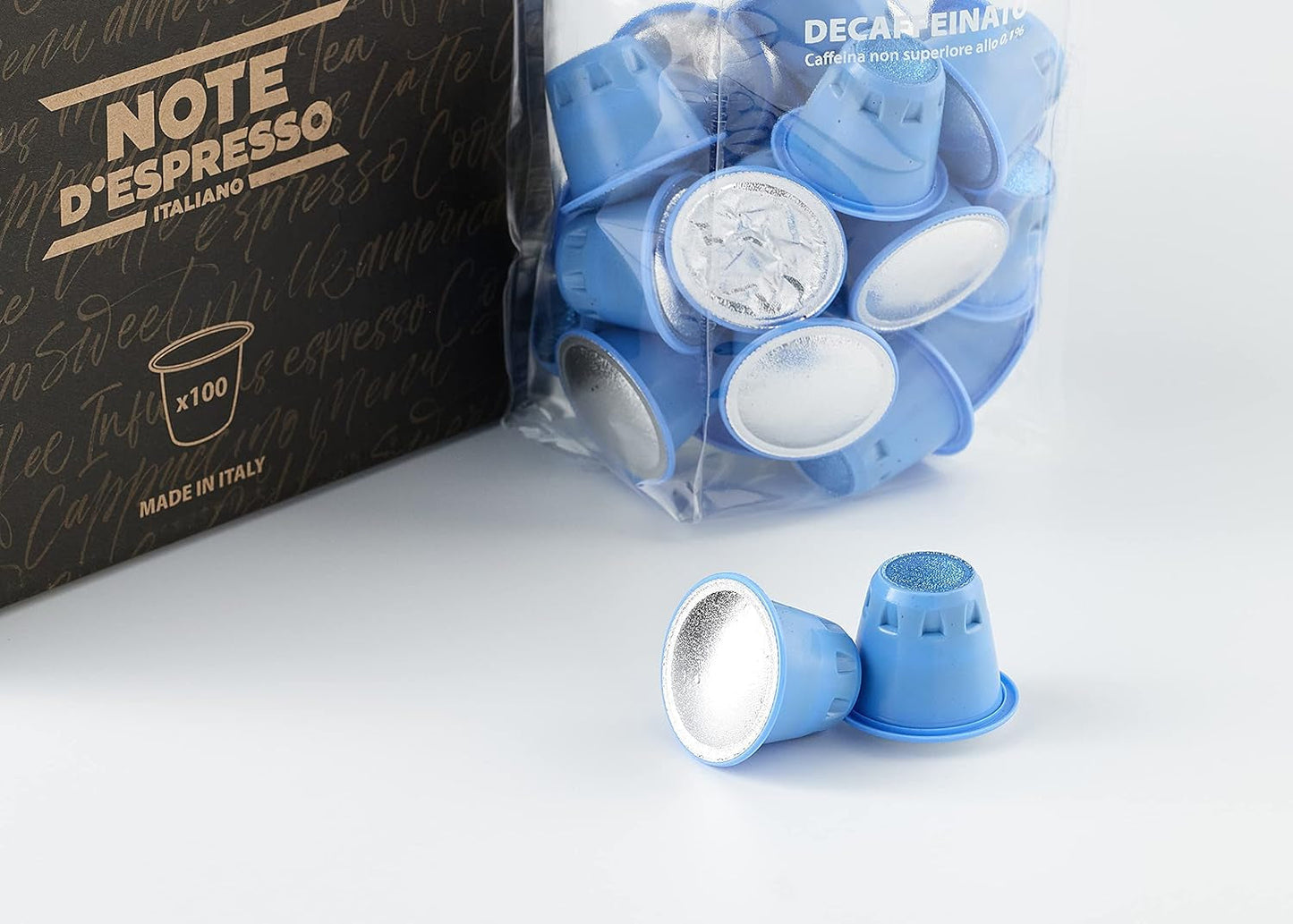 Kapsułki z kawą Decaffeinato Kompatybilne z Nespresso 5,6 g x 100 kapsułek