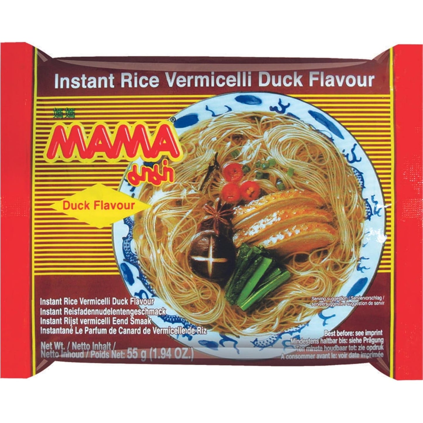 MAMA - Kaczka błyskawiczna z ryżem wermiszelowym, opakowanie 30 szt. (30 X 55 GR)