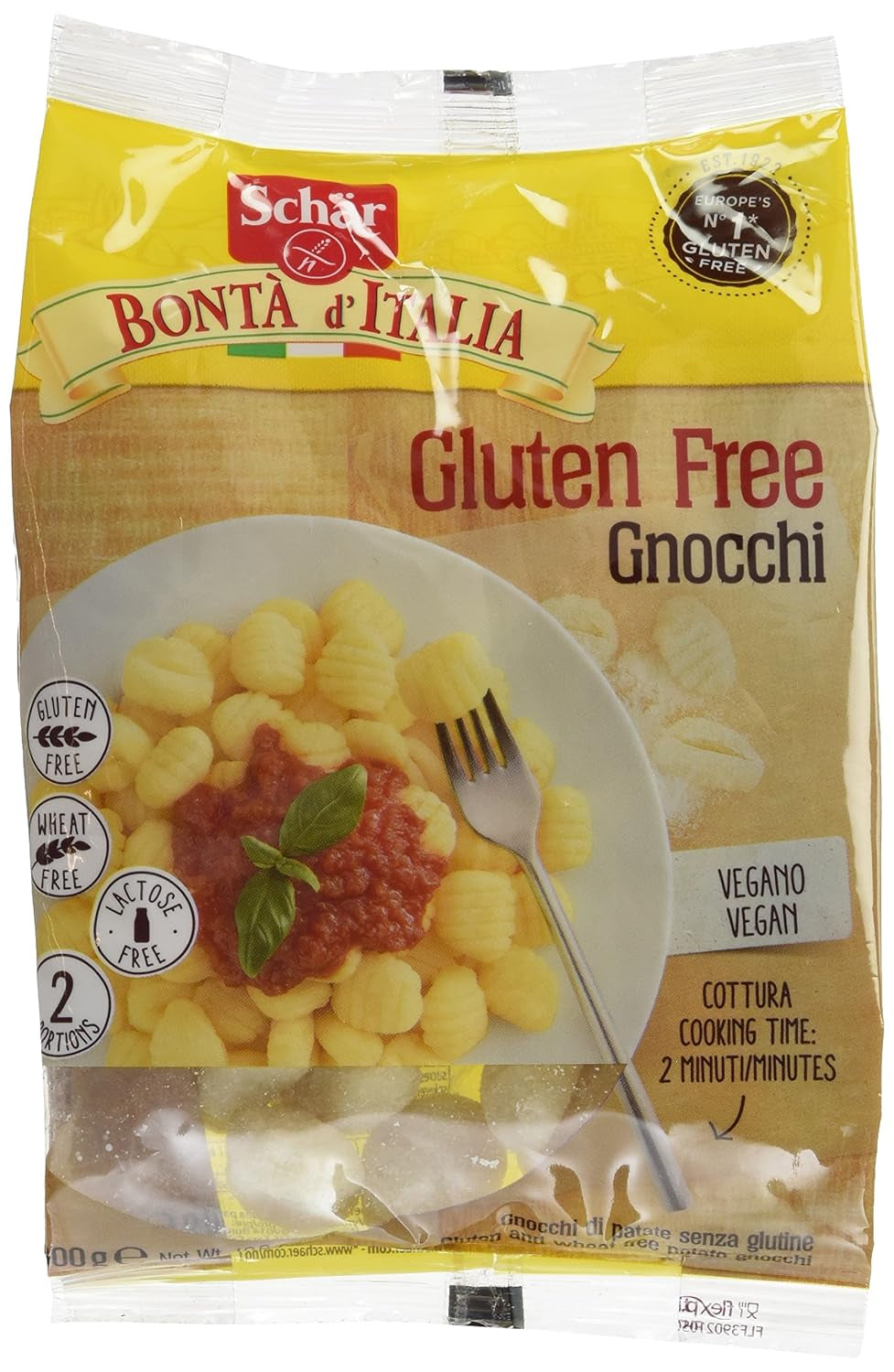 Gnocchi bezglutenowe, 300g, opakowanie 6 szt