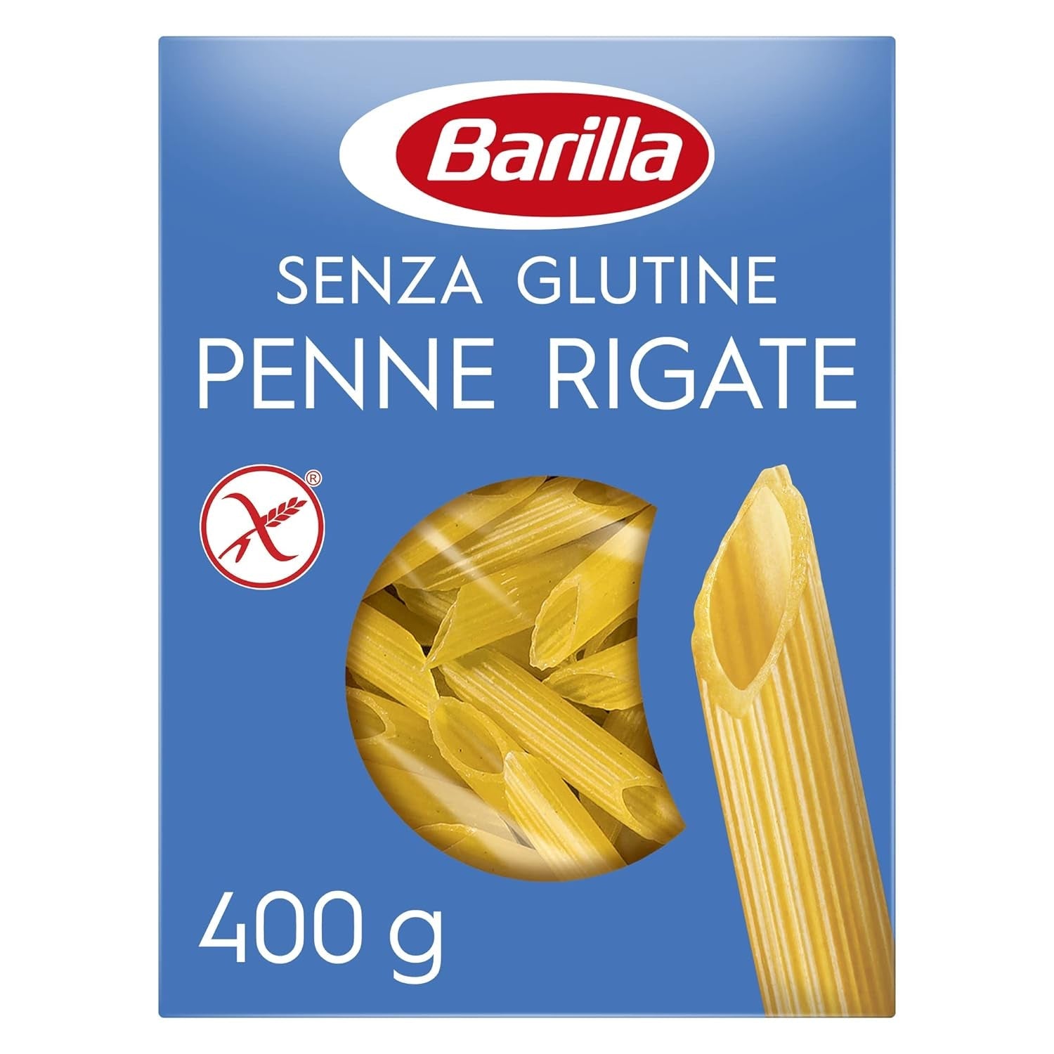 Penne Rigate Barilla makaron bezglutenowy na bazie ryżu i kukurydzy – 1 opakowanie (1 x 400g)