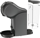 NESCAFÉ DOLCE GUSTO DeLonghi Dolce Gusto Genio S EDG226.A, Ekspres na kapsułki z 3 kapsułkami, kompaktowa konstrukcja, regulowana tacka ociekowa, 0,8 l, wyjmowany zbiornik na wodę, 1470 W, antracyt