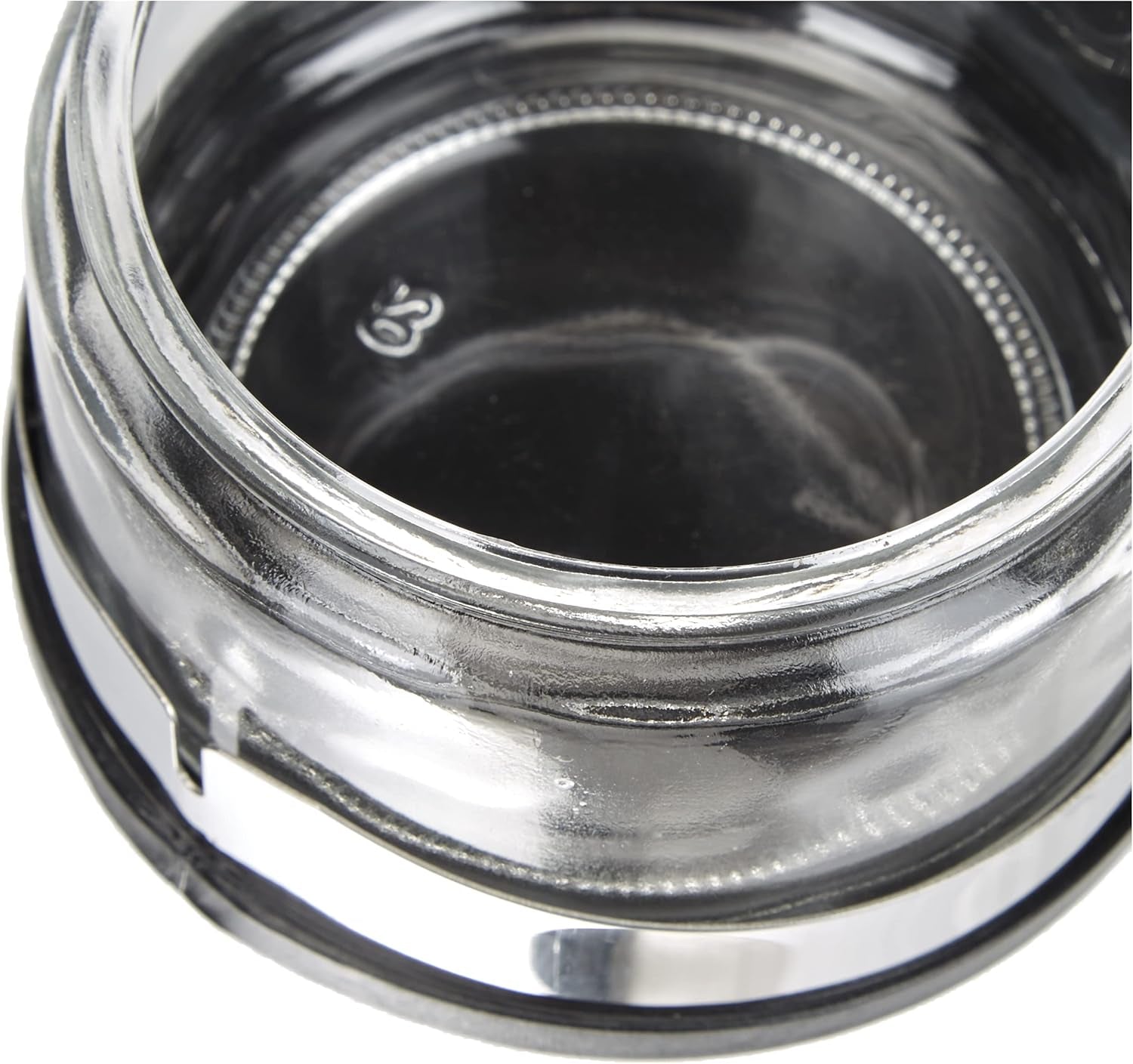 Klasyczny Shaker, 250 ml, z łyżeczką, stal nierdzewna, srebrny/przezroczysty, 13 x 10 x 9 cm, 2 sztuki