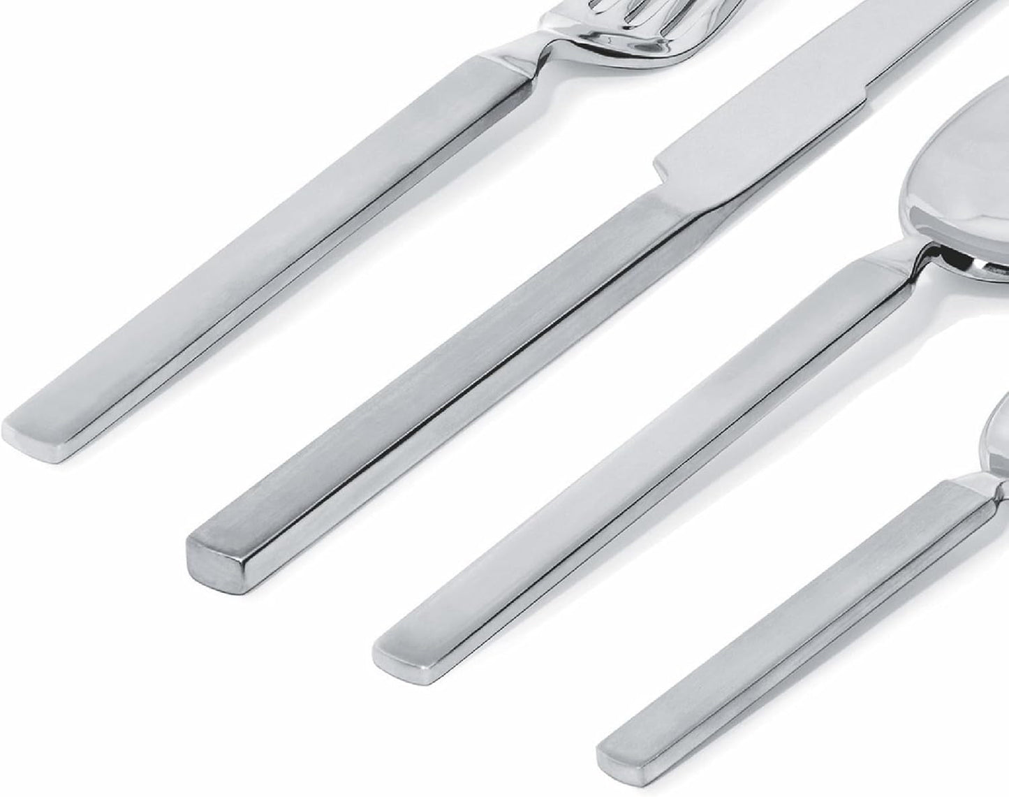 Alessi 4180S24 Zestaw suchych sztućców 24 sztuki ze stali nierdzewnej Kitchen Naty Shop