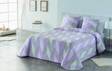 VIALMAN Sofia 30 Bouti Lekka kołdra na podwójne łóżko | kołdra rozmiar 250 X 270 cm, szara Kołdry i kołdry Naty Shop Różowy 135X190 Cm