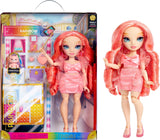 Rainbow High Fashion Doll - Pinkly Paige - Różowa lalka modowa w modnym stroju - w okularach i ponad 10 kolorowych akcesoriach do zabawy - Idealna dla dzieci w wieku 4-12 lat i kolekcjonerów