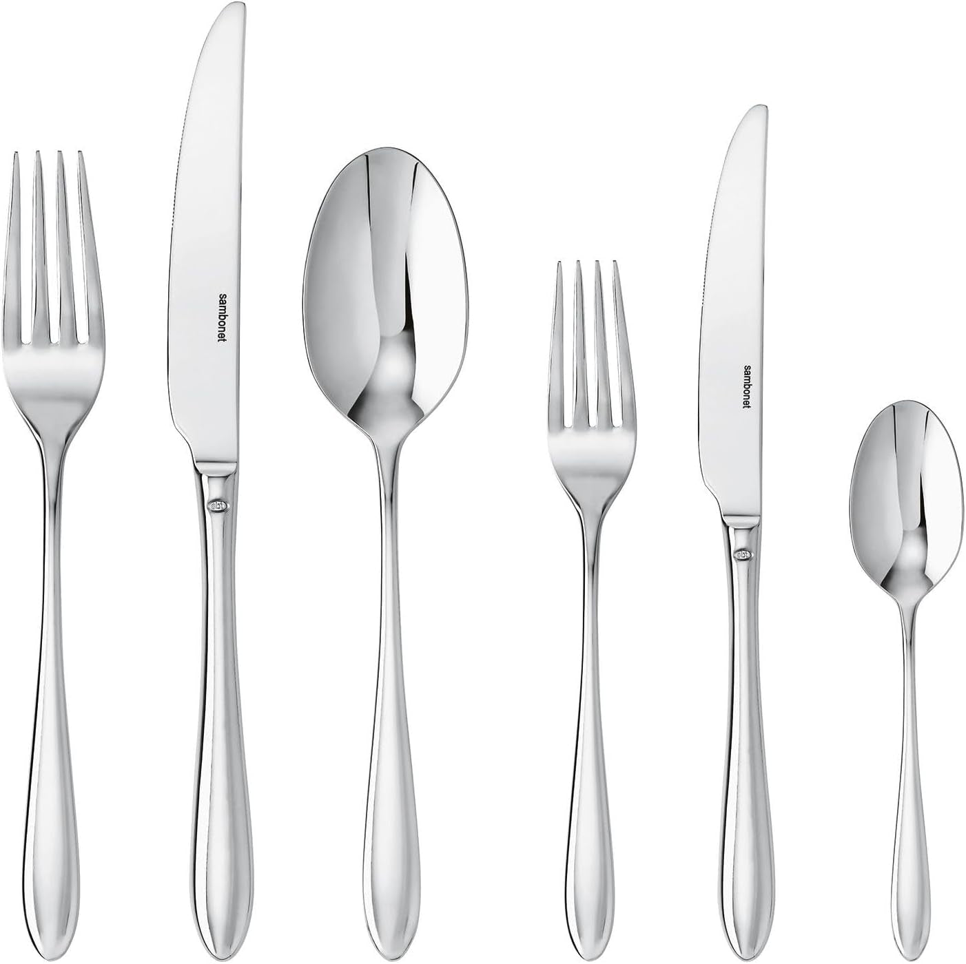 Sambonet 52515-83 Dream monoblokowy zestaw zastawy stołowej, 36 sztuk Kitchen Naty Shop
