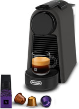 Ekspres do kawy z kapsułkami Nespresso De'Longhi Essenza Mini, czarny | Ciśnienie pompy 19 bar | Zbiornik na wodę 0,6 l | Do espresso i Lungo | Mały ekspres do kawy – wspaniałe chwile przy kawie | EN85.B