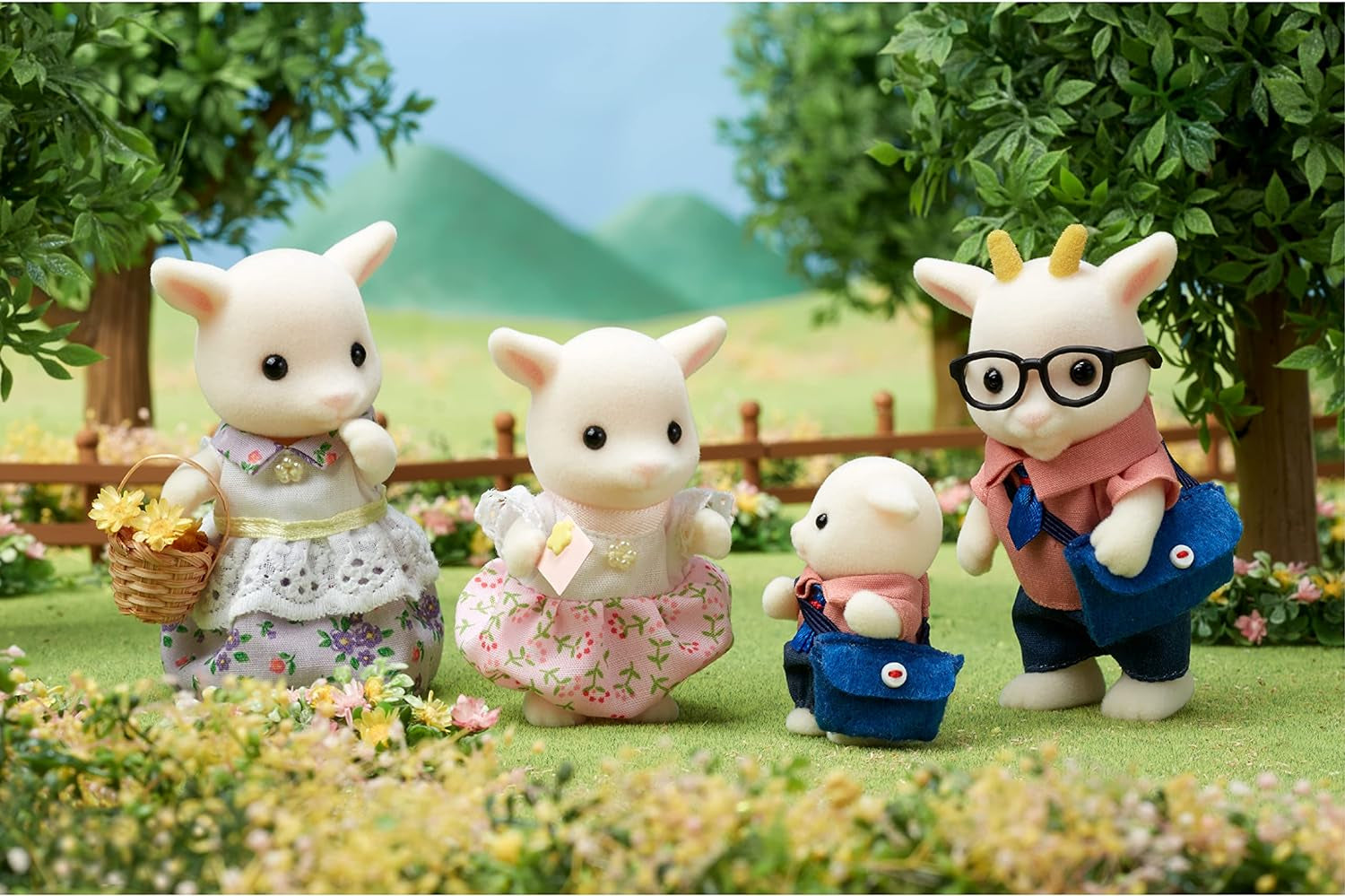 Sylvanian Families 5622 Rodzina kóz - figurki z domku dla lalek