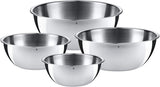 Zestaw WMF Ceramill Oakwood Cromargan, młynek elektryczny i zestaw misek Gourmet For The Kitchen 4 sztuki Młynki i krajalnice Naty Shop