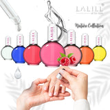 LALIILL Oliwka do skórek paznokci 75 ml - Himbeere Nagelpflegeöl - Nagelöl Pflege Für Nägel Nagelhaut - SPA Maniküre Naildesign Hände - Wegańskie - Z pipetą