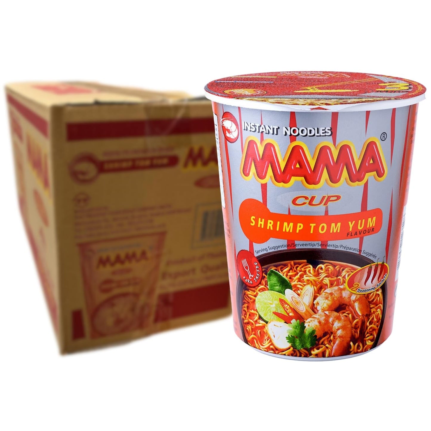 MAMA - Makaron Instant z Kurczakiem - Opakowanie zbiorcze (30 X 55 GR)