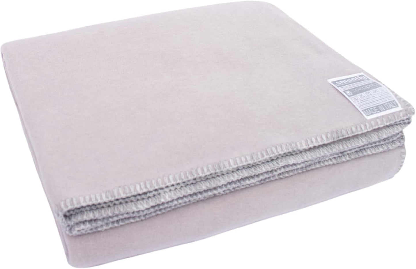 Zoeppritz od 1828 Gładki koc z polaru - Puszysty, wygodny koc z polaru - Wegański - 140X190 cm - 010 Off-White, 010 Offwhite Zoeppritz Od 1828 Łóżka i narzuty 920 Jasnoszary Mel. 140 x 190 cm