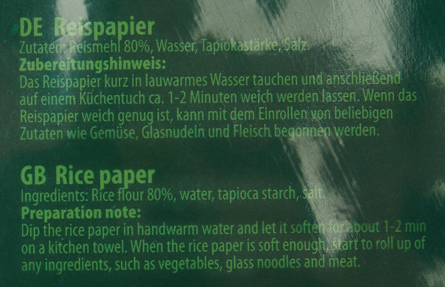 Papier ryżowy Ricefield, okrągły, 22cm, 1 opakowanie (300g)