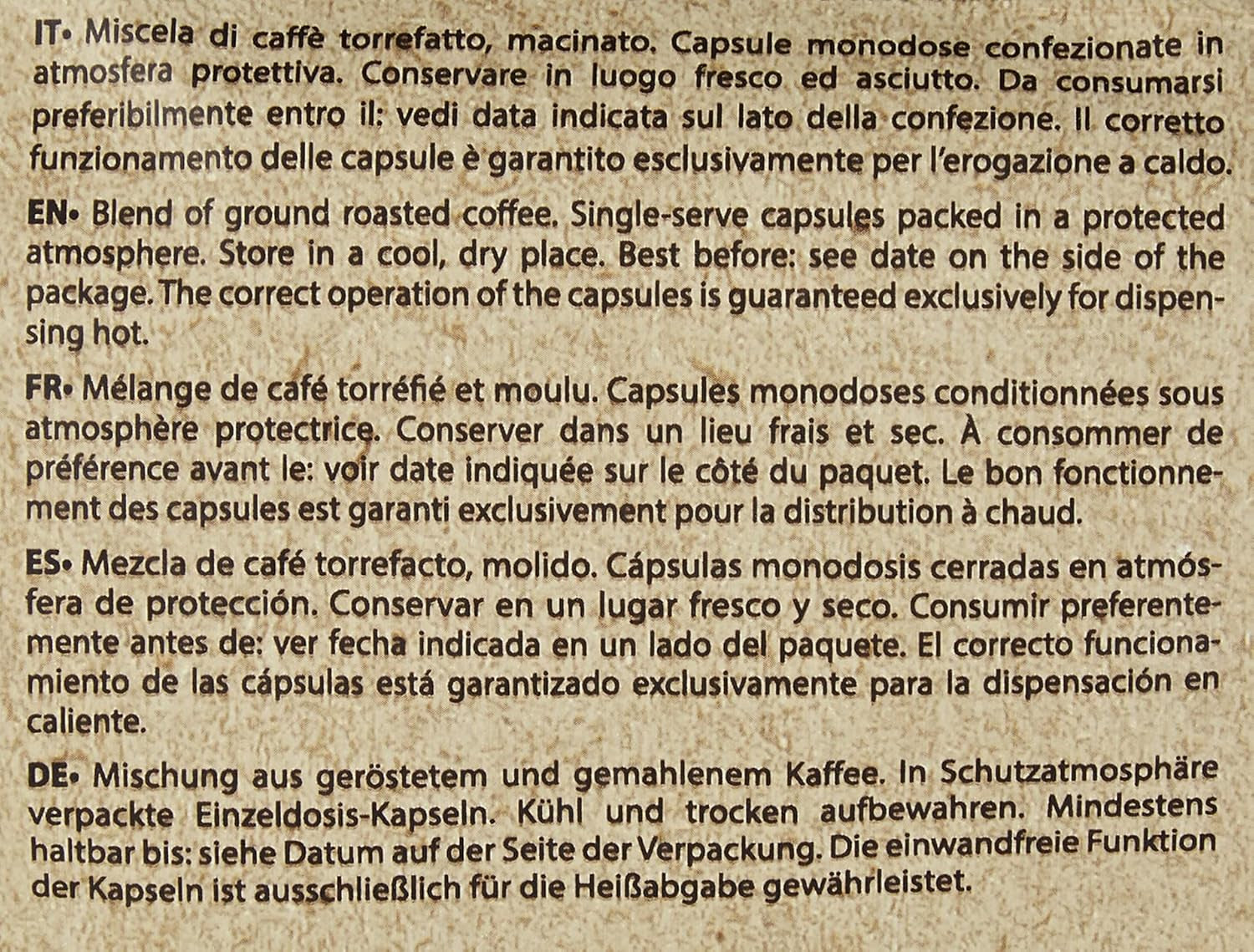 Kapsułki kawowe Extremo Dolce Gusto Kompatybilne z kapsułkami 7g x 96