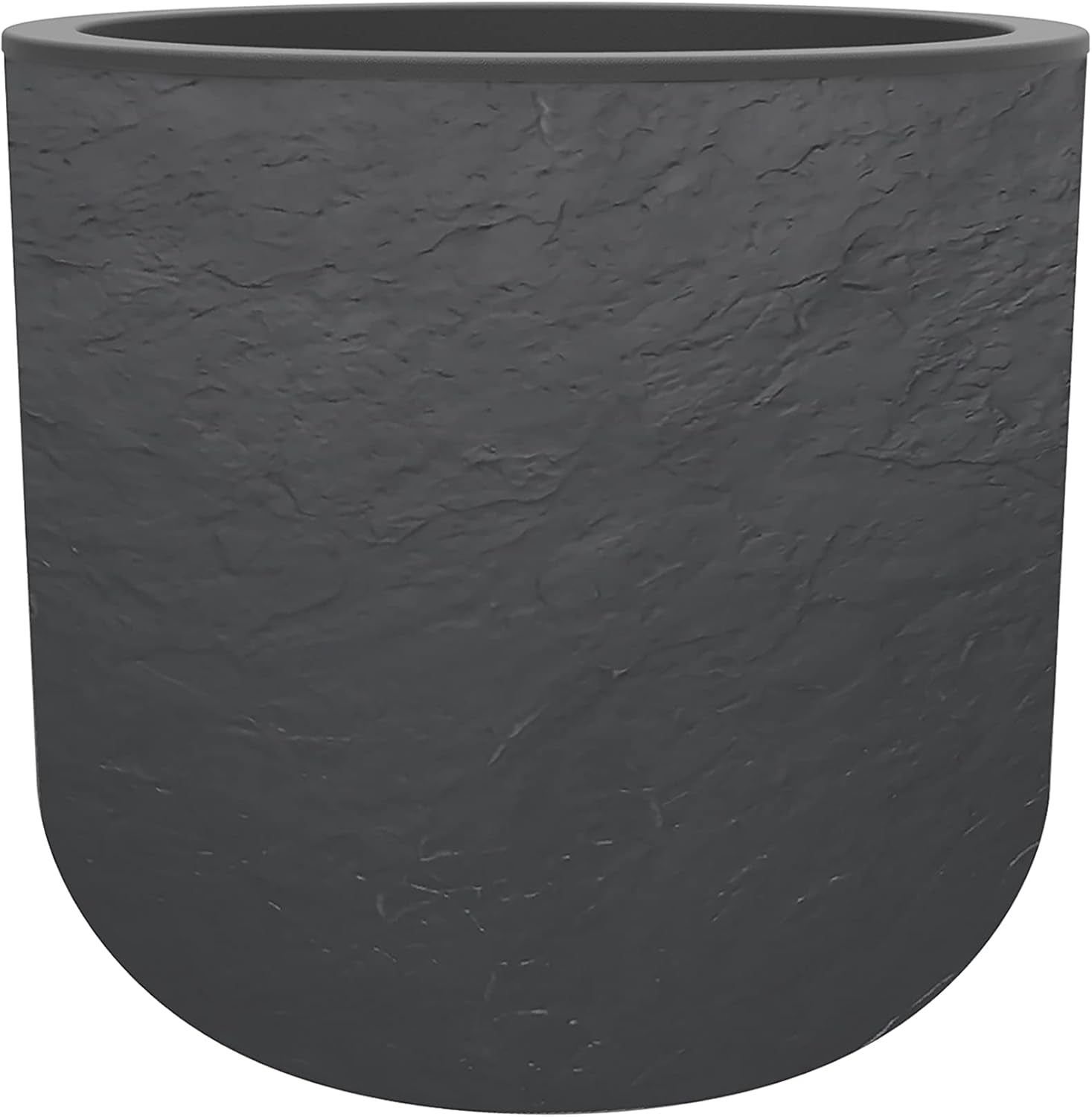 - Doniczka okrągła, 40 cm, Volcania'Up 32,5 l, wygląd kamienia, pojedyncza ściana, powierzchnia zbiornika na wodę, Ø 38,5 x wys. 36,8 cm, antracytowy szary