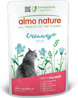 almo nature Functional Urinary Help - Mokra karma dla dorosłych kotów z łososiem - Wspomaga zdrowie dróg moczowych - 30 saszetek po 70 g