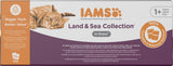 IAMS Delights Land & Sea Collection Mokra karma dla kotów - asortyment mięs i ryb Opakowanie zbiorcze w sosie, mokra karma dla kotów od 1. roku życia, 72 x 85g