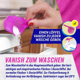 Vanish Oxi Action Powder Pink - 1.125 Kg - bezchlorowy proszek do usuwania plam i ulepszania prania - do prania kolorowego Proszki do prania Naty Shop