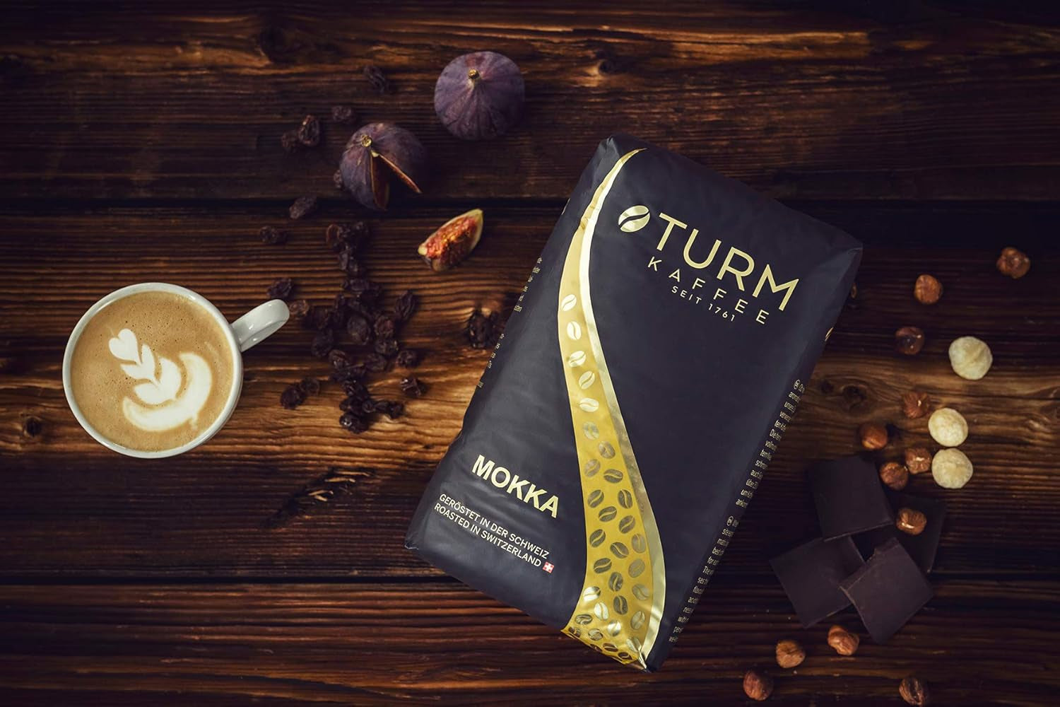 - Mokka 1000g | Mocna kawa do Schümli i espresso z w pełni automatycznych ekspresów | Całe palone ziarna kawy | Zawiera 90% ziaren Arabiki