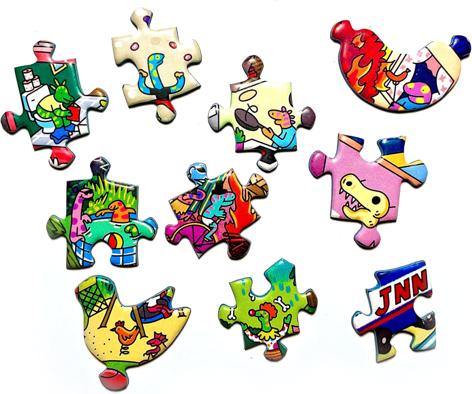 Big Rockstadt - 1000 elementów puzzli firmy The Magic Puzzle Company - Seria czwarta Puzzle Naty Shop
