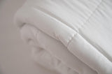Kołdra TRAMAS+ 200 Gr/M² do łóżek z silikonowanych włókien kanalikowych - 150X220 cm - Certyfikat Oeko Tex - Biała, miękka, ciepła, minimalistyczna - Łóżko 90 Cm Kołdry i kołdry Naty Shop