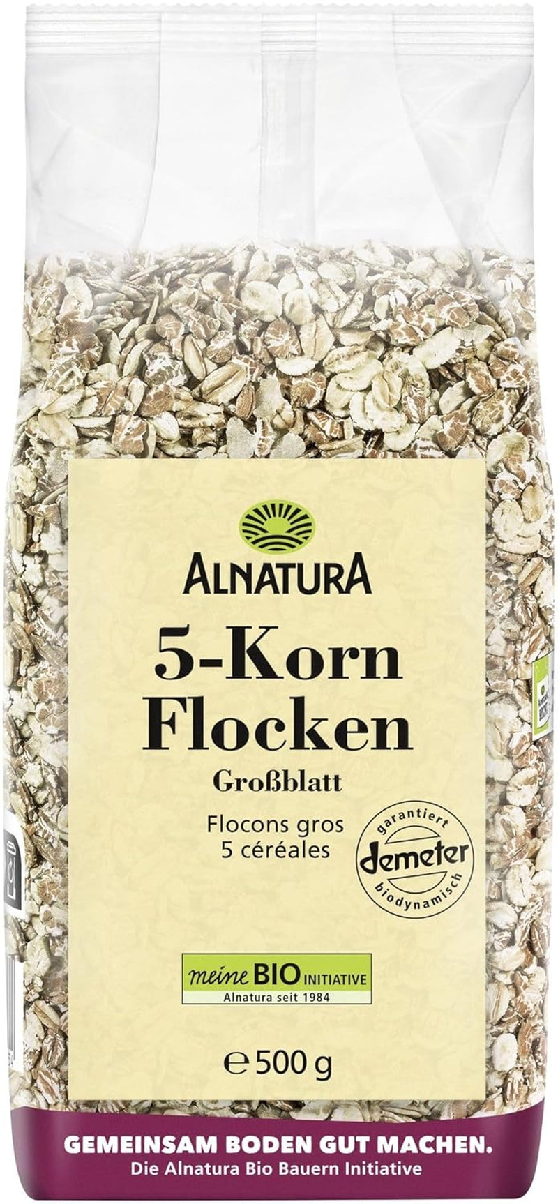 Płatki Demeter z 5 ziaren, 500 g