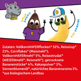 FRECHE FREUNDE KIDS, Bobs & DIKKAs Chrupiące musli kakaowe z bananami, Muesli z chrupiącą czekoladą dla dzieci, o niskiej zawartości cukru, bez dodatków, 100% wegańskie, 6 sztuk (6 x 280g)