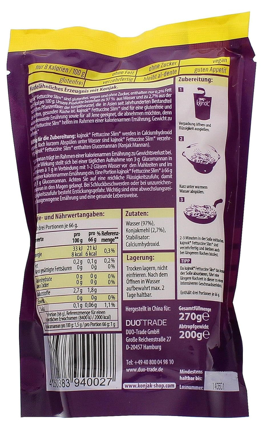 Cienka fettuccine, 200 g