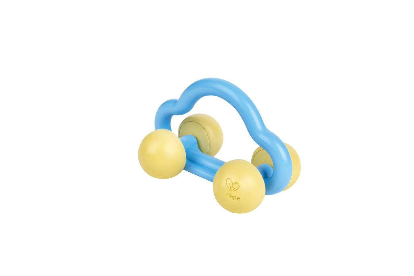 Hape Roll & Grzechotka Autko, zabawka dla dziecka Bebe Naty Shop Toys