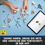 LEGO Star Wars Mech X-Wing Luke'a Skywalkera, kolekcjonerskie klocki, przygoda akcji, pomysł na prezent dla kreatywnych chłopców i dziewcząt w wieku od 6 lat 75390 Zestawy do budowania Besuche w sklepie LEGO