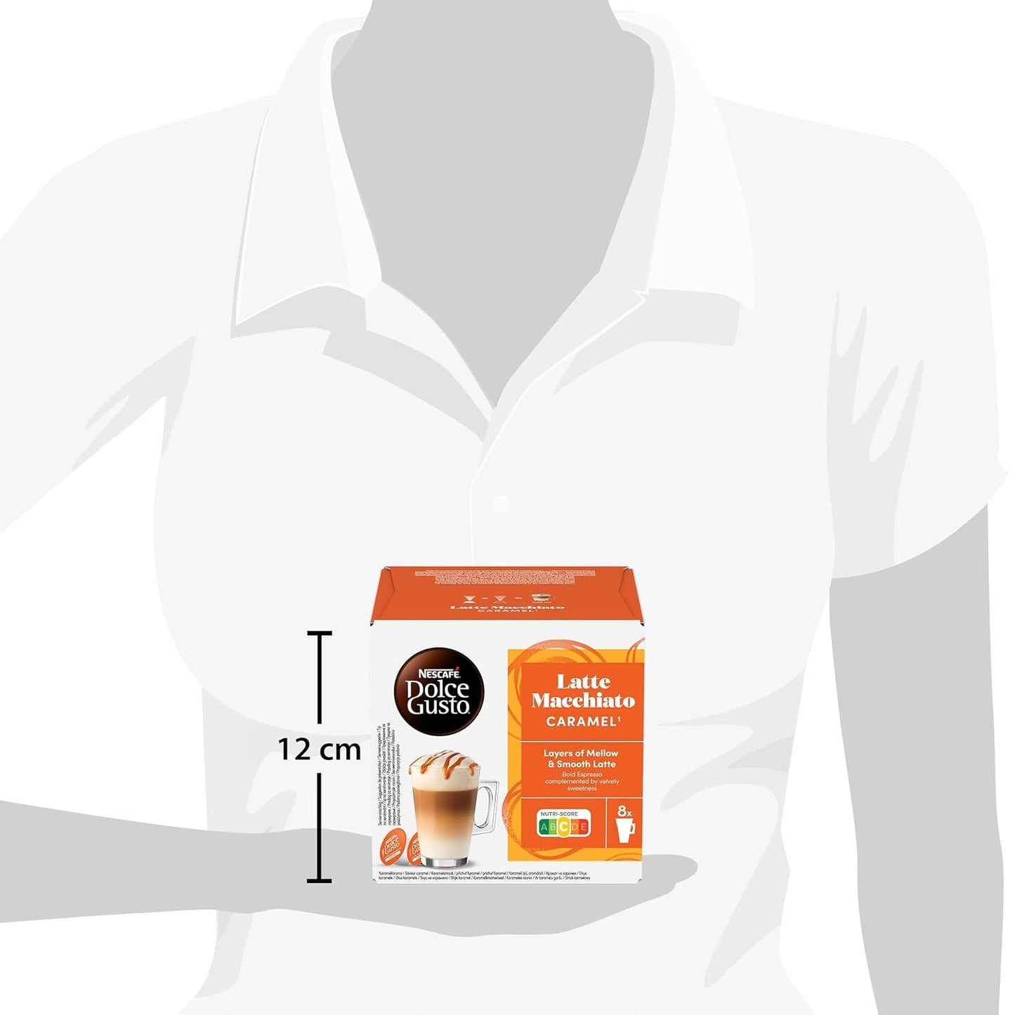 NESCAFÉ DOLCE GUSTO Latte Macchiato Caramel Kaffeekapseln 3-pak (3 x 16 Kapseln)