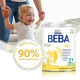 BEBA Junior 2+ napój mleczny od 2 lat, z HMO, zawartość białka dostosowana do wieku, tylko laktoza, bez oleju palmowego, bez oleju rybnego, pokarm dla małych dzieci, mleko w proszku dla dzieci, opakowanie 6 szt. (6 x 800 g)