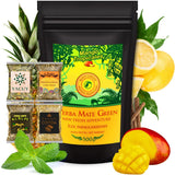 Zestaw do herbaty Yerba Mate ● Herbata Mango Tropicales Mate 500G ● Zestaw do herbaty Mate 4X25G ● Herbata Mate z Owocami ● Herbata Yerba Mate z Mango, Ananasem, Cytryną