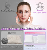 Hydomi Poduszka przeciwzmarszczkowa 2 w 1 Anti-Aging Beauty Pillow Ortopedyczna poduszka podtrzymująca szyję Ból szyi i ramion Poduszka z pianki memory, która utrzymuje głowę prosto Poduszki ortopedyczne szyjki macicy Naty Shop