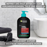Garnier Charcoal Cleanser Żel do mycia twarzy przeciw zaskórnikom i wypryskom 250ml Pod prysznic i do kąpieli Naty Shop