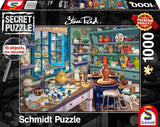 Schmidt Spiele 59656 Studio artysty 1000 elementów Tajne puzzle Puzzle Naty Shop Domyślny tytuł