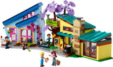 LEGO Friends Dom rodzinny Olly i Paisley, domek dla lalek z figurkami i akcesoriami, dwupiętrowy domek i domek na drzewie, kreatywny prezent dla dziewcząt i chłopców w wieku 7+ 42620 Zestawy do budowania Besuche w sklepie LEGO