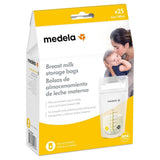 Torebki do przechowywania mleka Medela 25 szt., ok. 200 ml, biały (wersja hiszpańska) Akcesoria Żywność i karmienie piersią Baby Naty Sklep 25 torebek