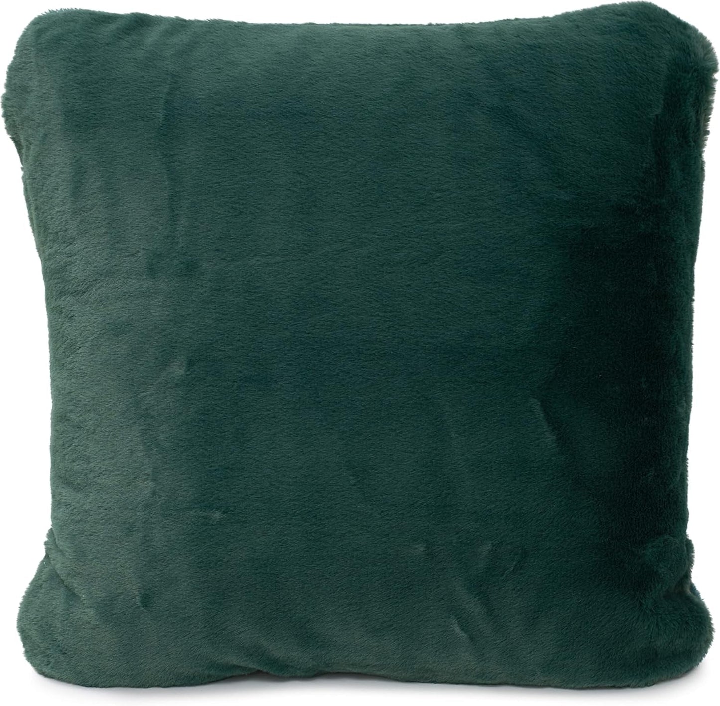 Gözze - Wygodna poszewka na poduszkę, Merino Feeling, 50X50 cm - Ciemnozielone Łóżka i koce Besuche den GÃ¶zze-Store Ciemnozielony